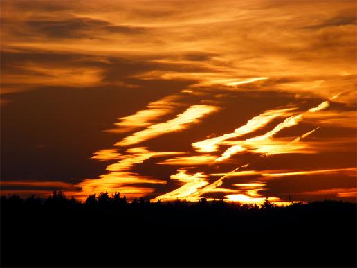 2011-08-cngg-Sonnenuntergang - Odenwald