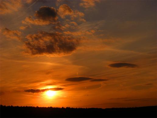 2011-08-cnhb-Sonnenuntergang - Odenwald