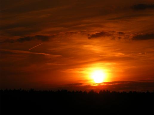 2011-08-cnhf-Sonnenuntergang - Odenwald