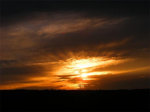 2011-08-cnoe-Sonnenuntergang - Odenwald