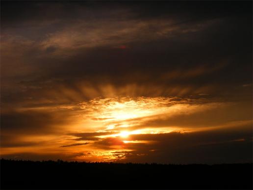 2011-08-cnof-Sonnenuntergang - Odenwald