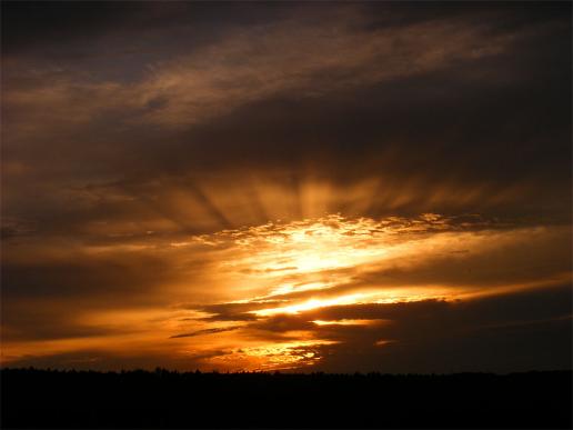 2011-08-cnog-Sonnenuntergang - Odenwald