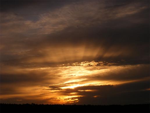 2011-08-cnoh-Sonnenuntergang - Odenwald