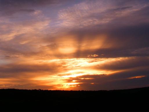 2011-08-cnoi-Sonnenuntergang - Odenwald