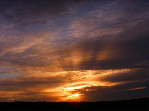 2011-08-cnoj-Sonnenuntergang - Odenwald