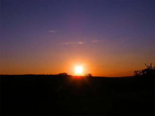 2011-08-cofa-Sonnenuntergang - Odenwald