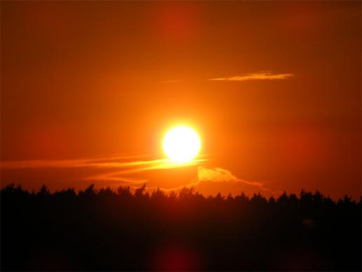 2011-08-cofc-Sonnenuntergang - Odenwald