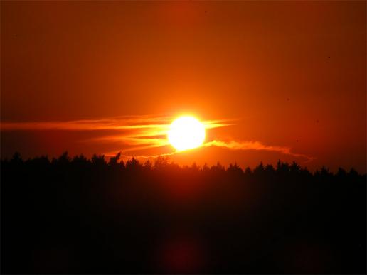 2011-08-cofd-Sonnenuntergang - Odenwald