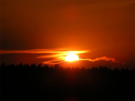 2011-08-coff-Sonnenuntergang - Odenwald