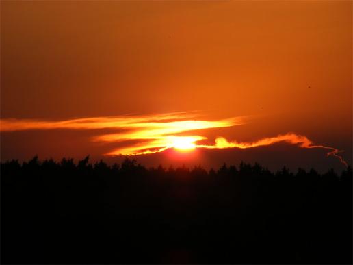 2011-08-cofg-Sonnenuntergang - Odenwald