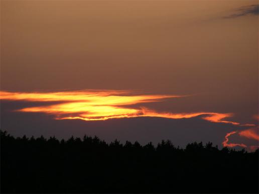 2011-08-cofk-Sonnenuntergang - Odenwald