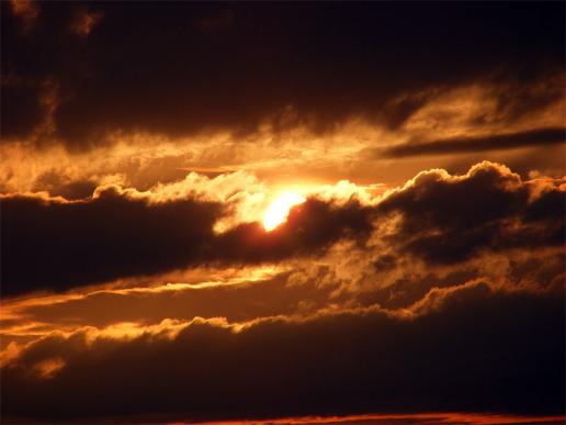 2011-08-ddeb-Sonnenuntergang - Odenwald