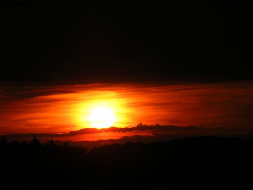 2011-08-ddei-Sonnenuntergang - Odenwald