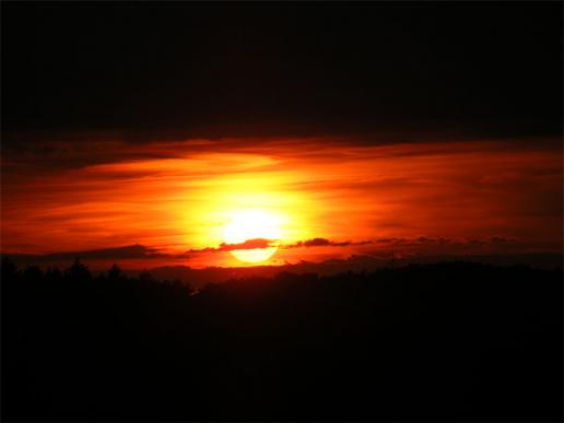 2011-08-ddej-Sonnenuntergang - Odenwald