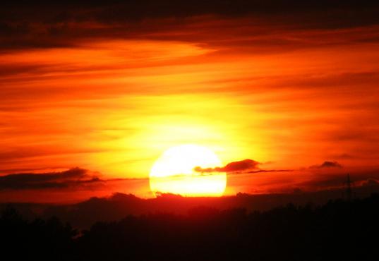 2011-08-ddek-Sonnenuntergang - Odenwald