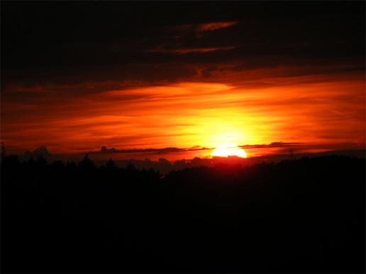 2011-08-ddel-Sonnenuntergang - Odenwald