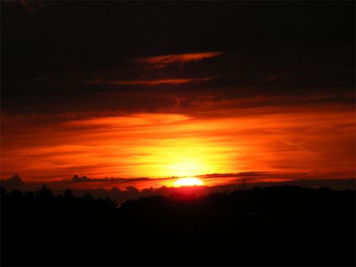 2011-08-ddem-Sonnenuntergang - Odenwald