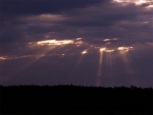 2011-08-def-Sonnenuntergang - Odenwald