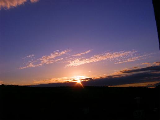 2011-08-efc-Sonnenuntergang - Odenwald