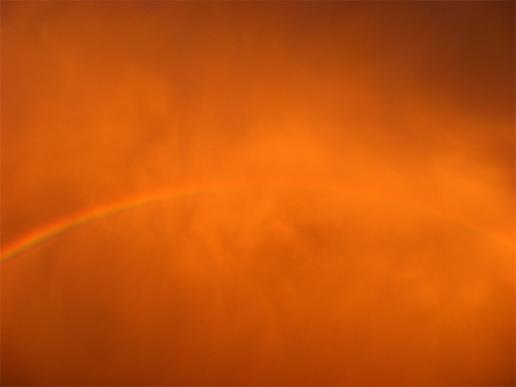 2011-09-crg-Regenbogen bei Sonnenuntergang und Gewitterwolke u00fcber Odenwald