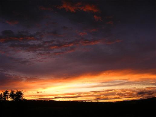 2011-09-crnb-Sonnenuntergang - Odenwald