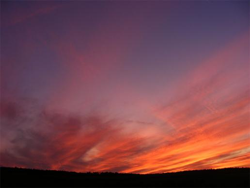 2011-09-dbbd-Sonnenuntergang - Odenwald