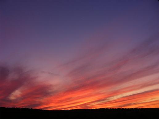 2011-09-dbbe-Sonnenuntergang - Odenwald