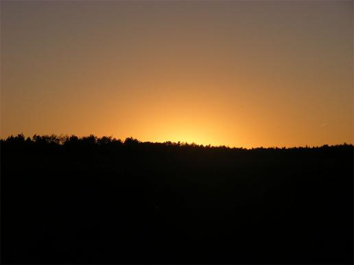 2011-09-i-Sonnenuntergang - Odenwald