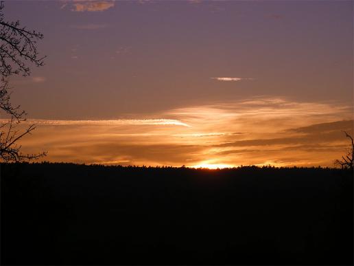 2011-11-ahd-Sonnenuntergang - Odenwald