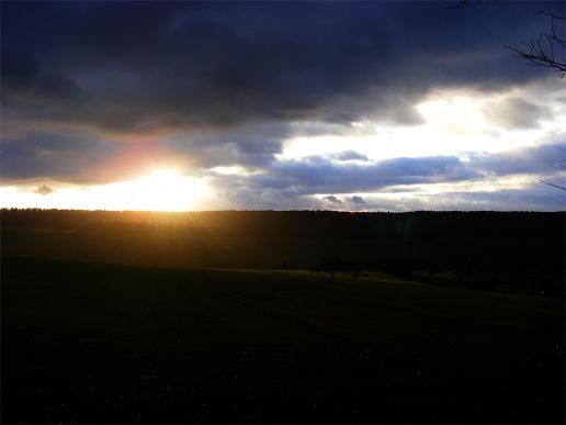 2011-12-dic-Sonnenuntergang - Odenwald