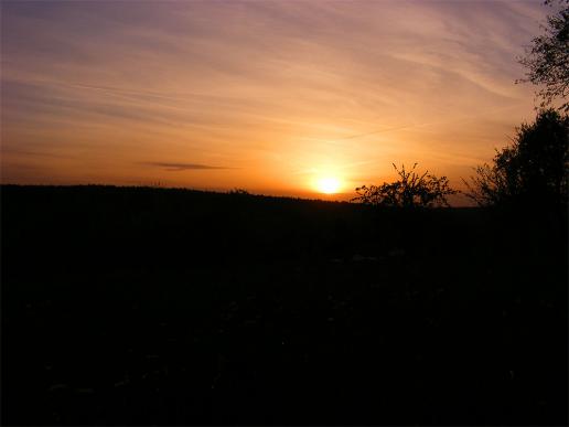 2012-04-fha-Sonnenuntergang - Odenwald