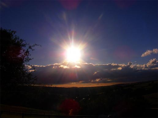 2012-07-bs-Sonnenuntergang - Odenwald