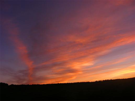 2012-09-df-Sonnenuntergang - Odenwald