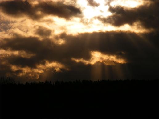 2012-12-cgb-Sonnenuntergang - Odenwald