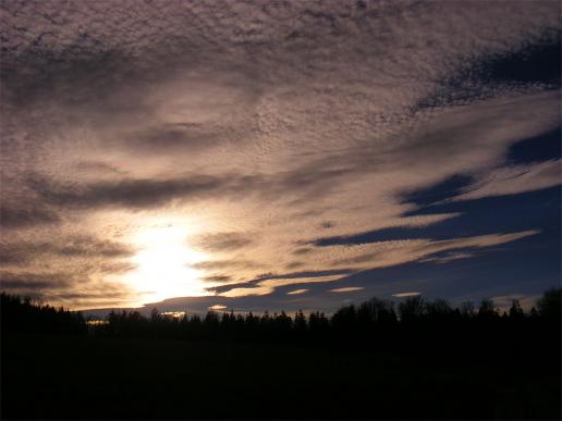 2012-12-df-Sonnenuntergang - Odenwald