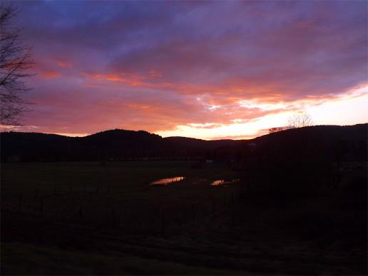 2013-03-bh-Sonnenuntergang - Odenwald