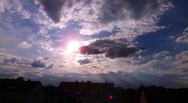 2013-06-a-Sonnenuntergang - Mannheim