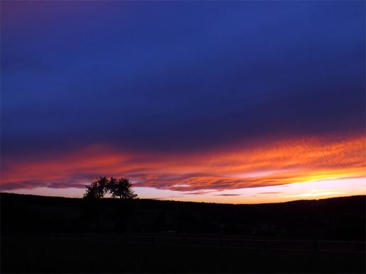 2013-06-dhd-Sonnenuntergang - Odenwald