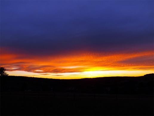 2013-06-dhf-Sonnenuntergang - Odenwald