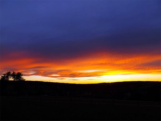 2013-06-dhh-Sonnenuntergang - Odenwald