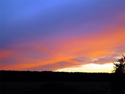 2013-06-dhi-Sonnenuntergang - Odenwald