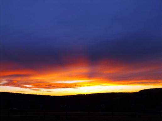 2013-06-dhlc-Sonnenuntergang - Odenwald