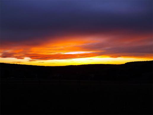 2013-06-dhlj-Sonnenuntergang - Odenwald