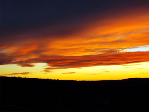 2013-06-dhlk-Sonnenuntergang - Odenwald