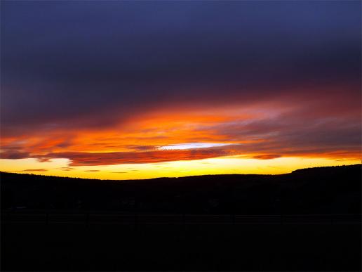 2013-06-dhlo-Sonnenuntergang - Odenwald