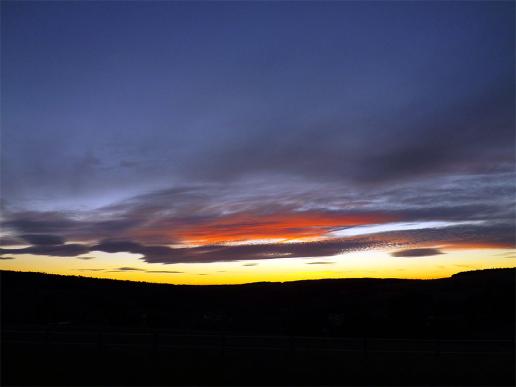 2013-06-dhlu-Sonnenuntergang - Odenwald