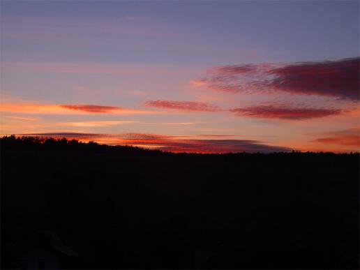 2013-10-bca-Sonnenuntergang - Odenwald