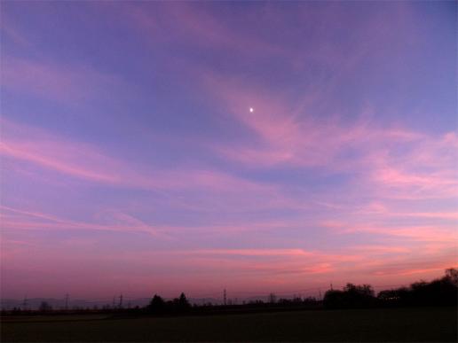 2013-12-aec-Sonnenuntergang über Mannheim
