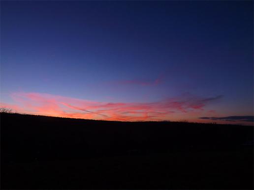 2014-01-ba-Sonnenuntergang - Odenwald