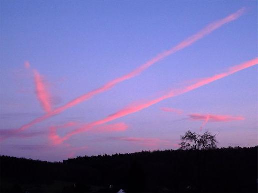 2014-01-bafa-Sonnenuntergang - Odenwald